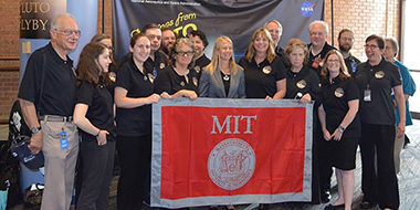 Pluto flyby group shot