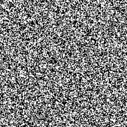 noise binary checkerboard 256 0